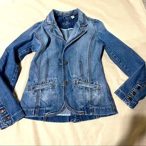 Awesome Jean Blazer By Mavi // S